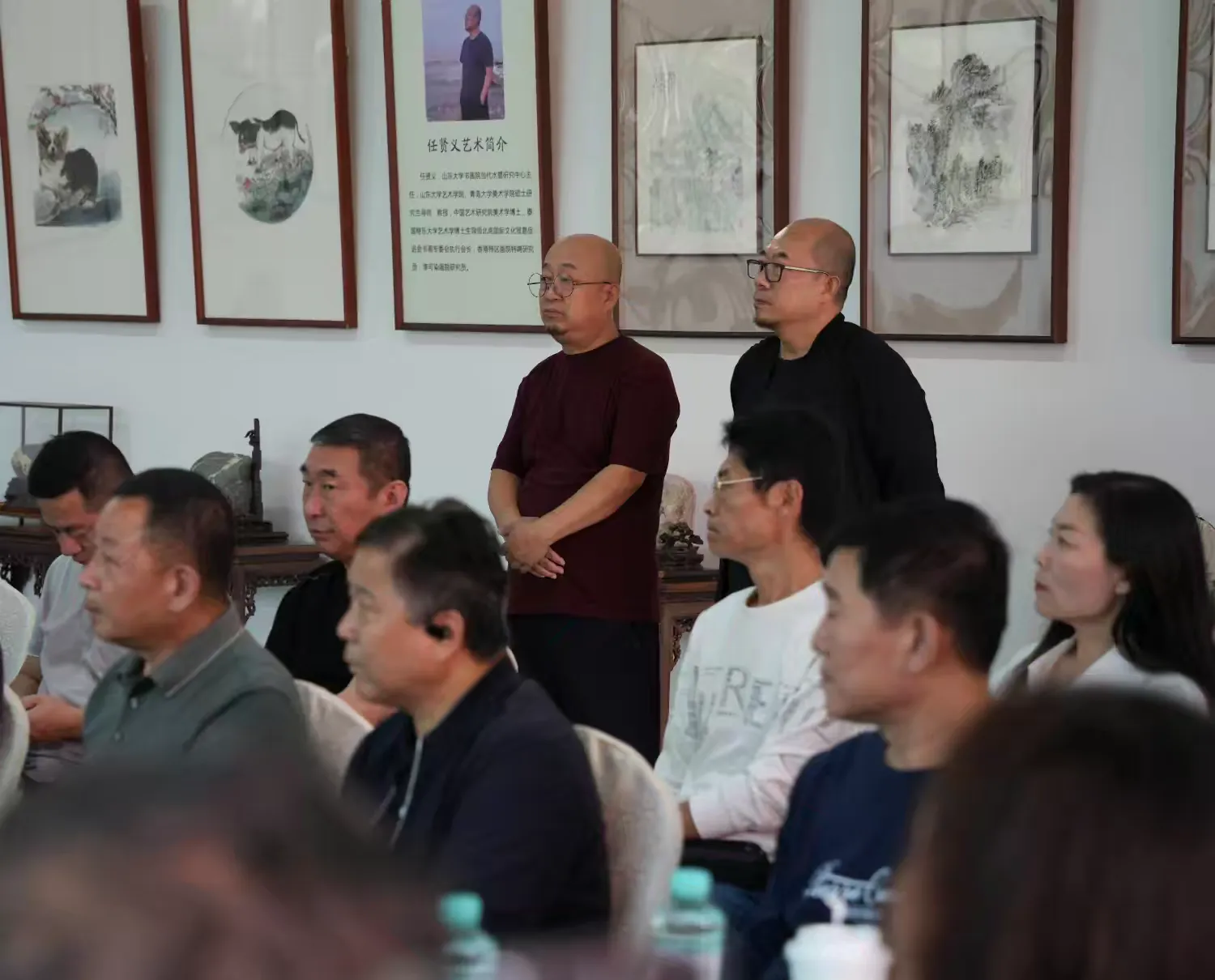 简篇-“十方草堂”开园暨“缘起丹青—任賢義教授 张军博教授中国画联展”、“中华奇石展”启幕