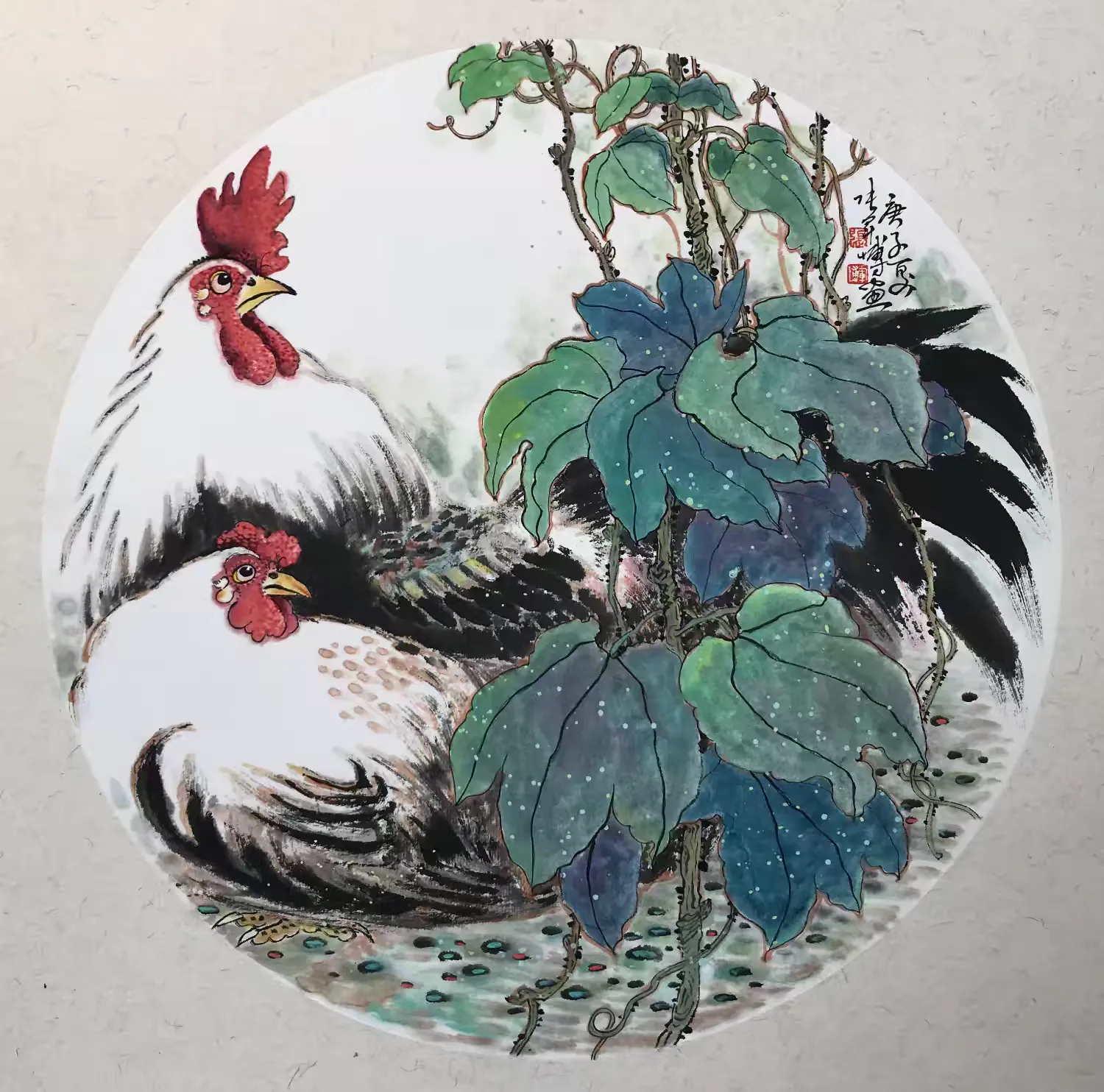 简篇-“十方草堂”开园暨“缘起丹青—任賢義教授 张军博教授中国画联展”、“中华奇石展”启幕