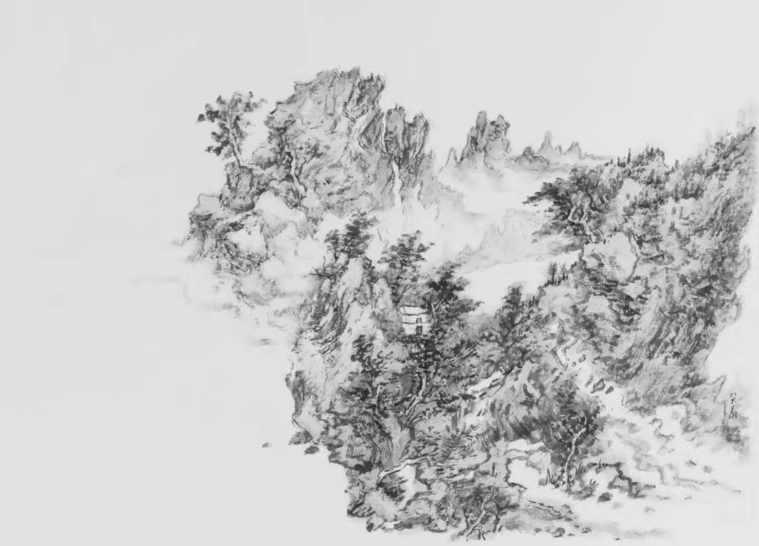 简篇-“十方草堂”开园暨“缘起丹青—任賢義教授 张军博教授中国画联展”、“中华奇石展”启幕